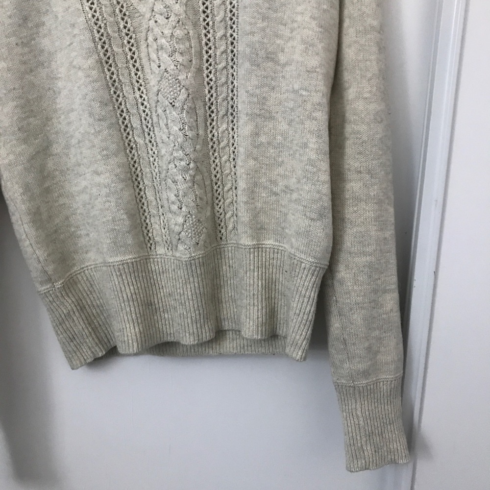 Isabel Étoile Marant Gray Cream Knit Sweater - Picture 6 of 7